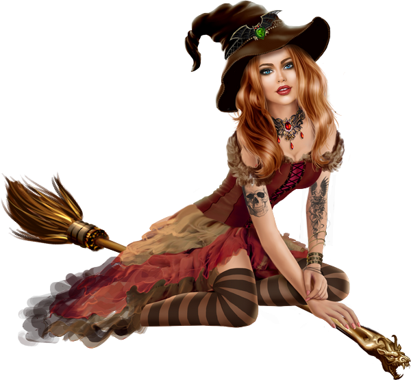 Хэллоуин девушка бесплатно PNG HQ Image
