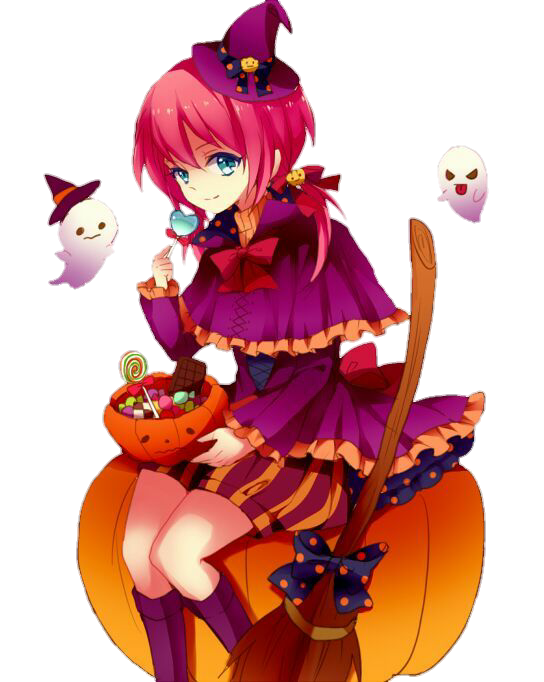 Halloween Immagine della ragazza PNG