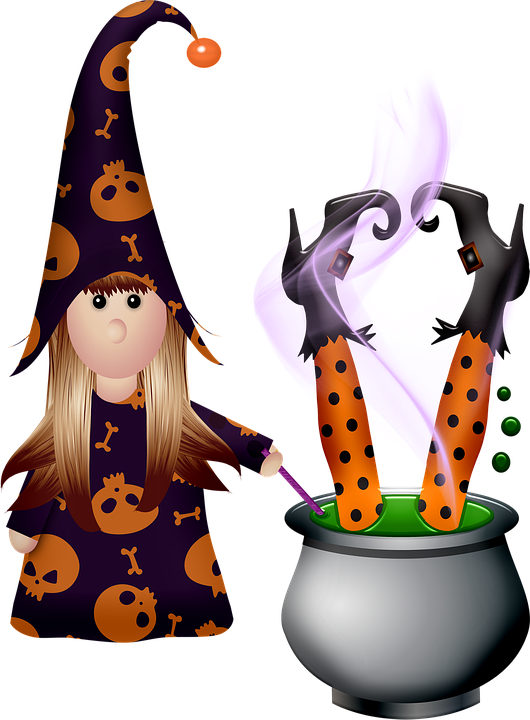 Halloween Girl Witch Free PNG Image