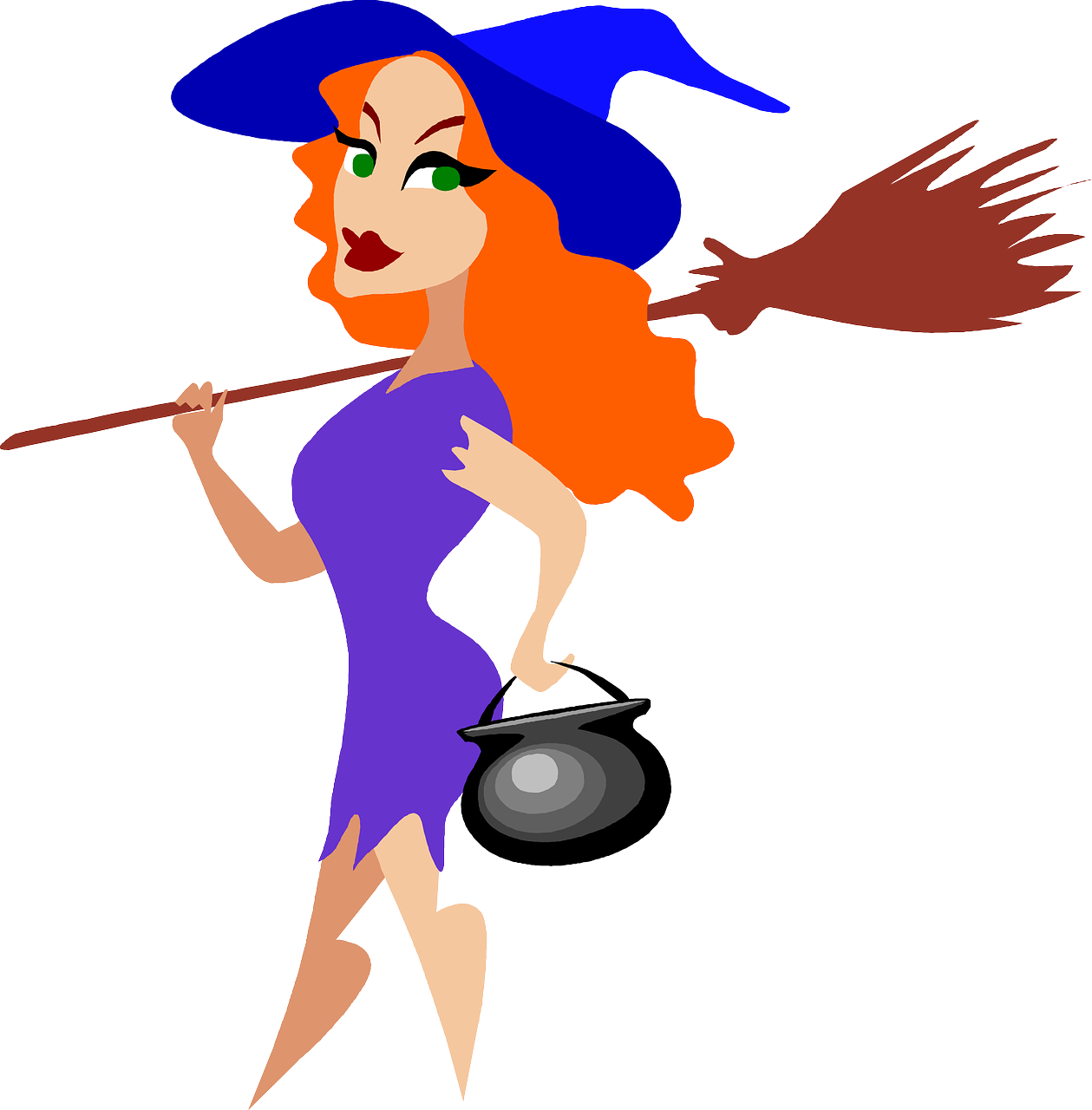 Halloween Girl Witch PNG HQ Picture