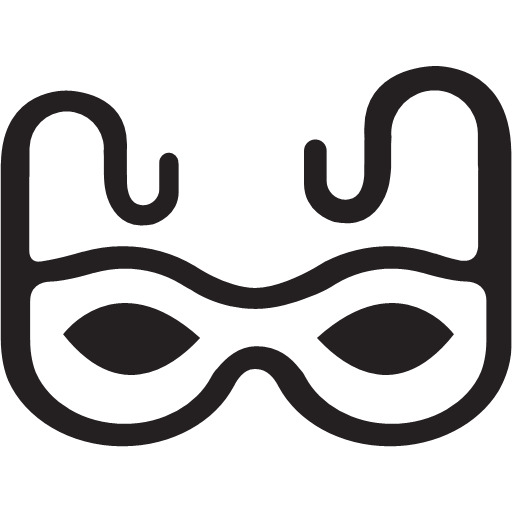 Máscara de Halloween Carnaval gratis PNG Imagen