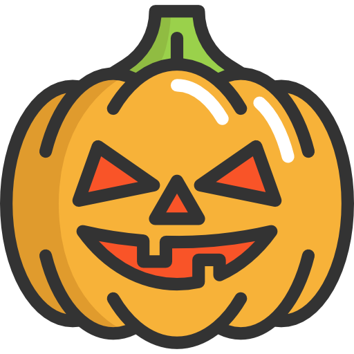 Halloween Pumpkin Face PNG HQ Gambar