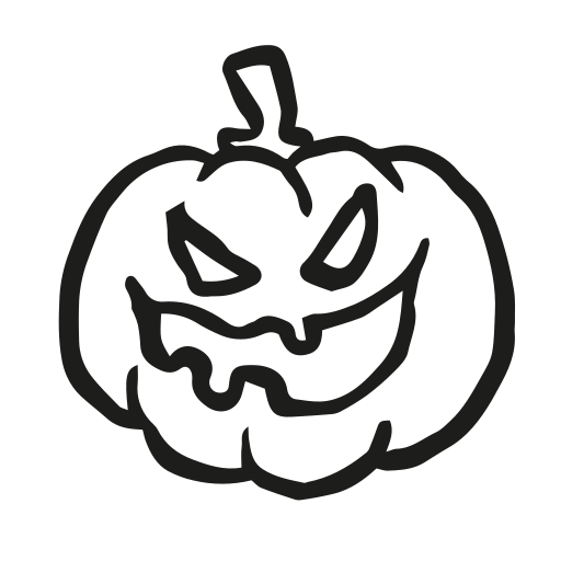 Halloween Pumpkin Face PNG Image HQ