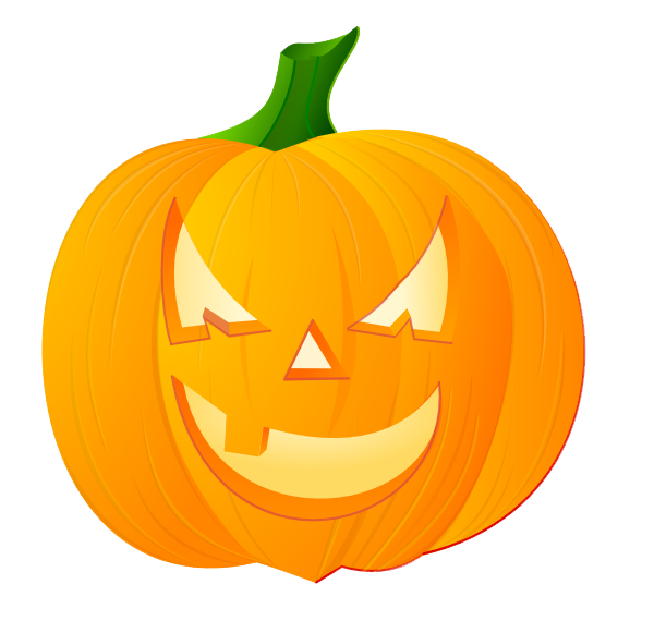 Halloween Pumpkin Face Transparent HQ