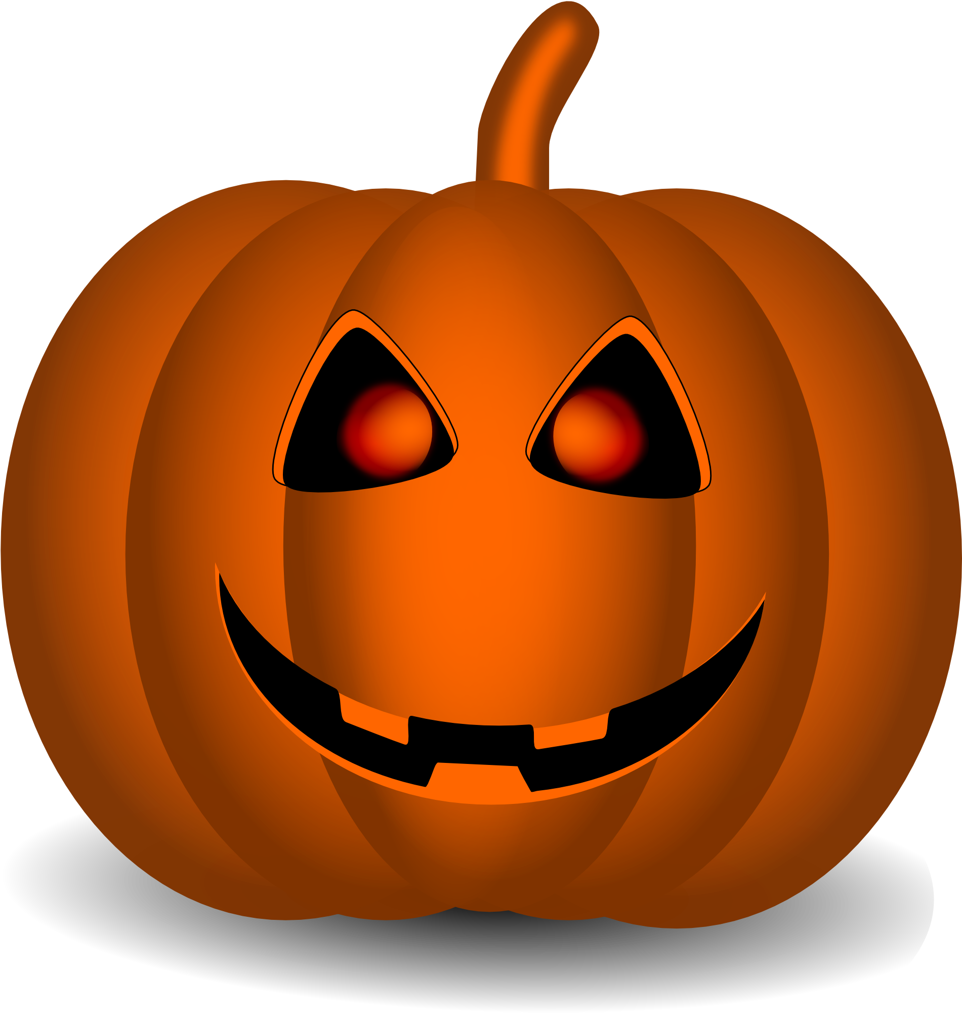 Halloween-Kürbis Gesicht transparente Bilder