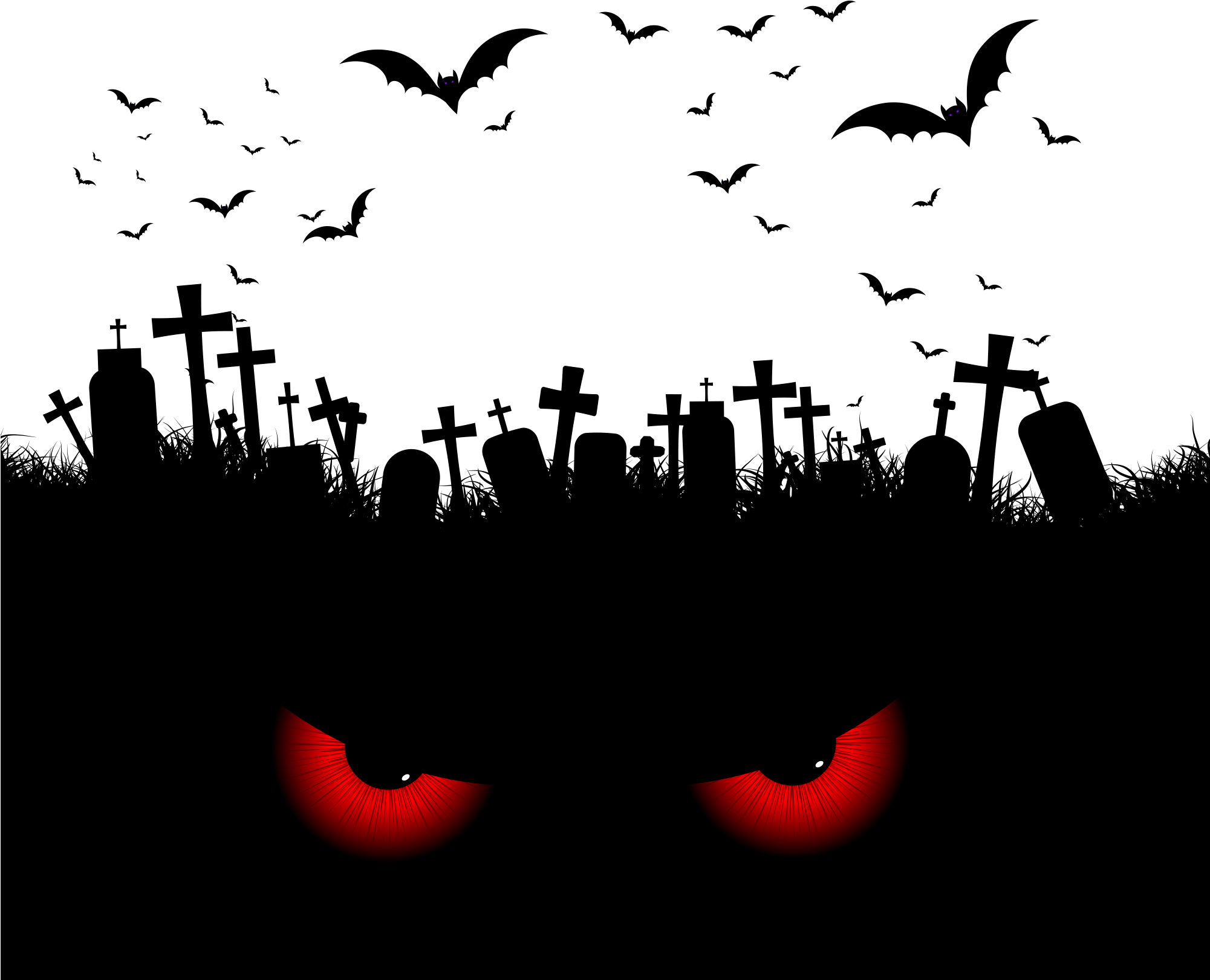 Cadılar Bayramı siluet vektör PNG Görüntü