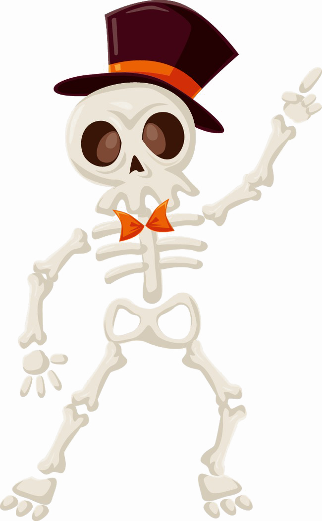 Halloween Skeleton Scary PNG Free HQ Download