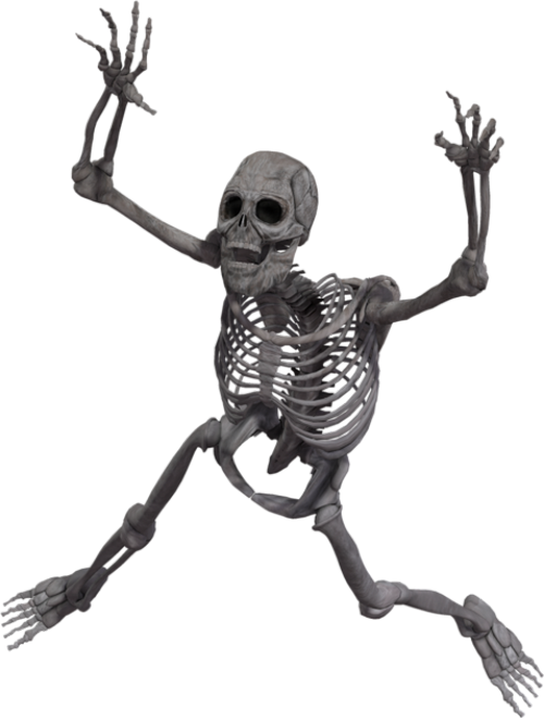 Halloween esqueleto assustador PNG PNG Pic