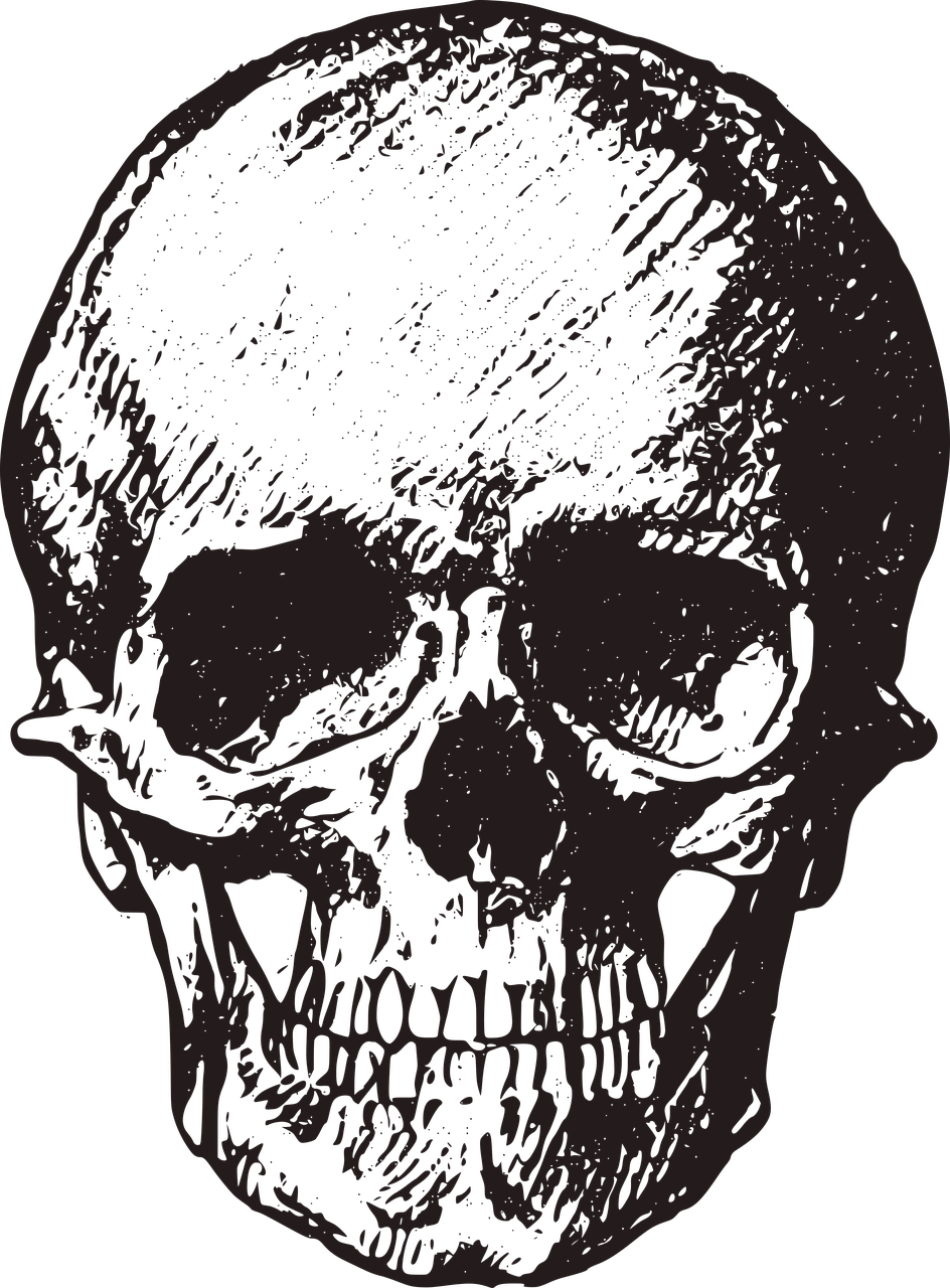 할로윈 두개골 PNG 다운로드 이미지