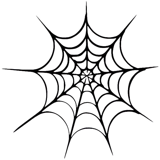 Halloween Spinne transparent