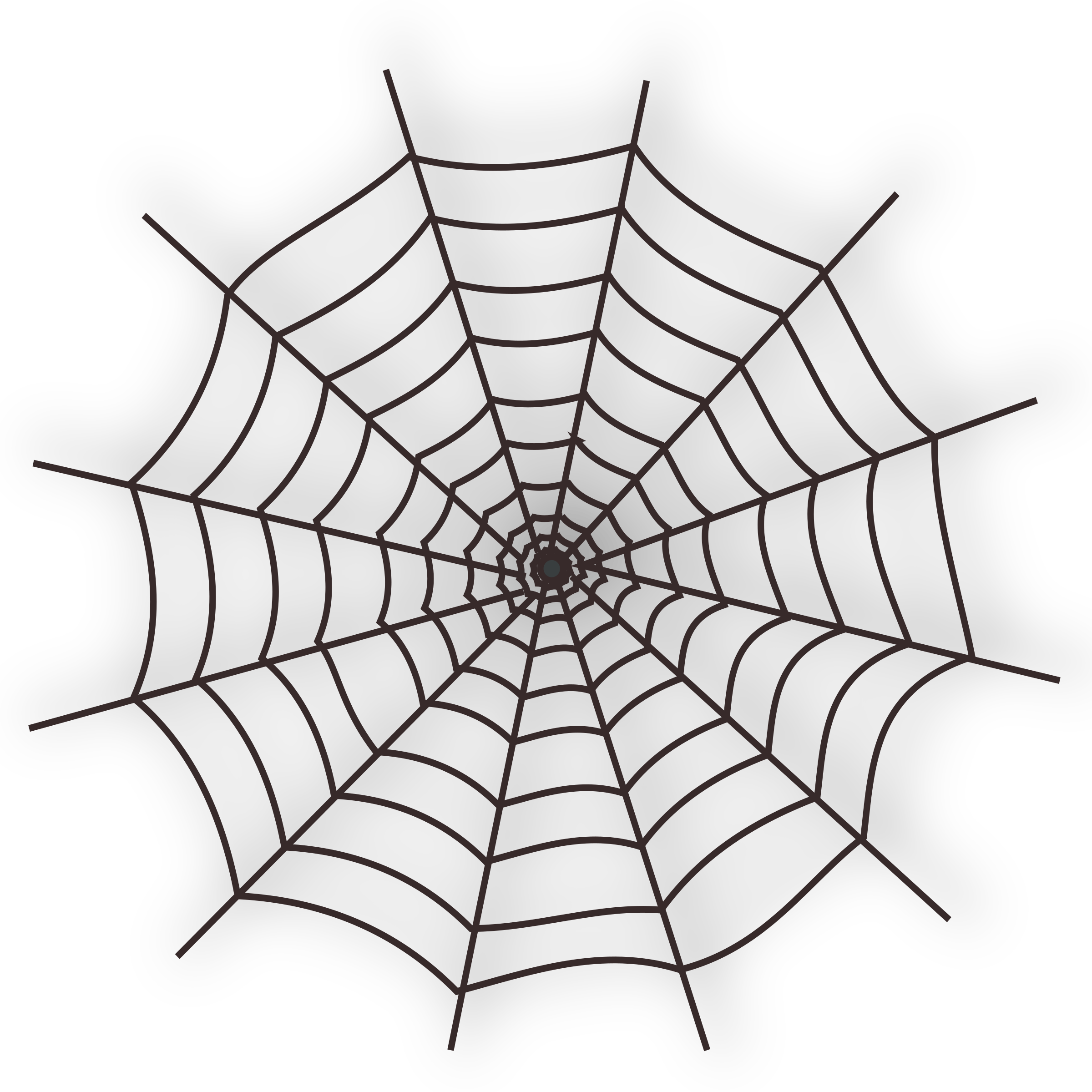Halloween Spider Web Free PNG-Bild
