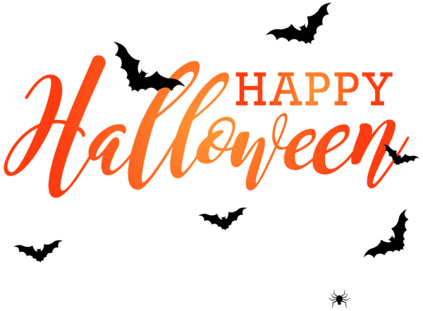 Halloween Text PNG Free HQ Download