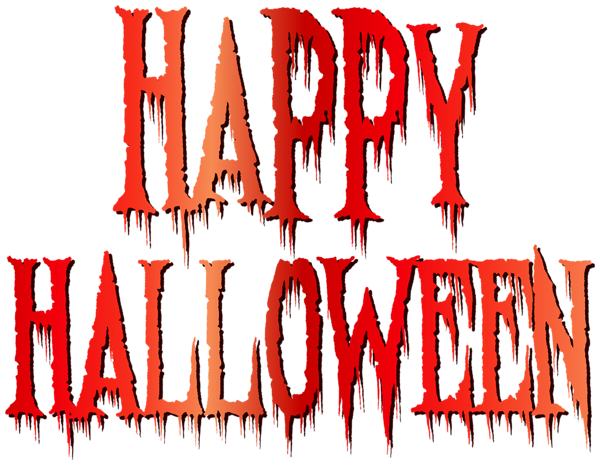 Halloween-Text PNG HQ Pic