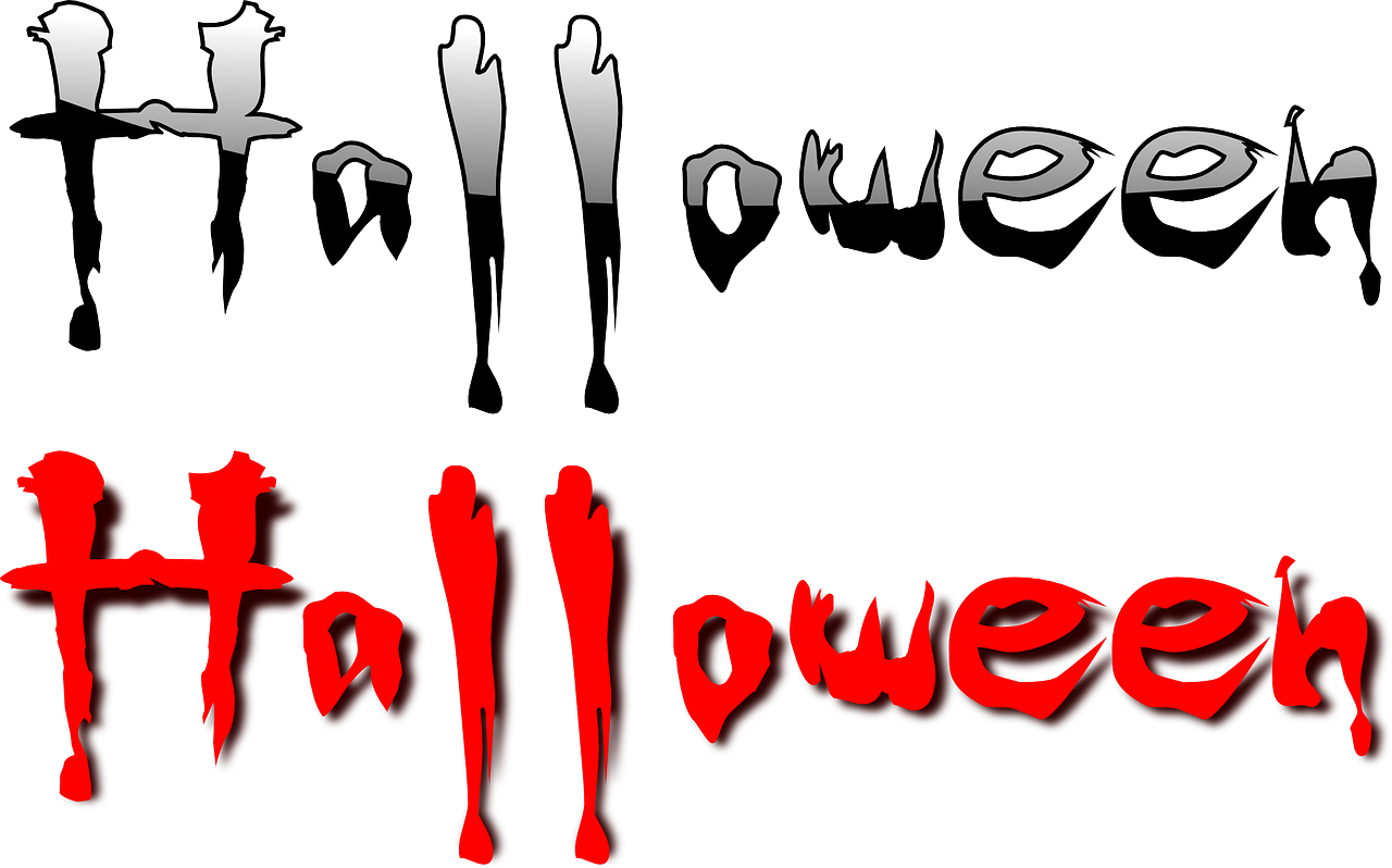 Halloween-tekst PNG HQ Picture