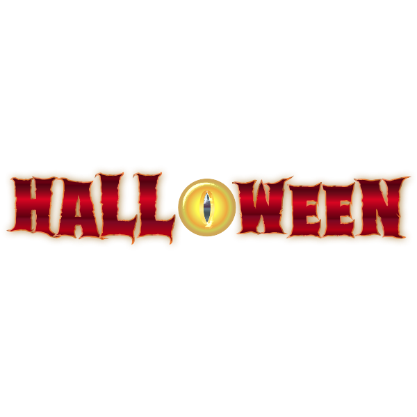 Halloween Text PNG Pic HQ