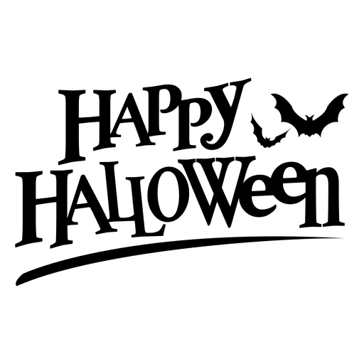 Happy Halloween logo PNG Gambar