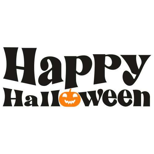 Glückliches Halloween-transparentes Bild