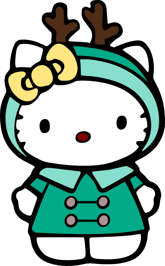 Ciao Kitty Christmas Scarica limmagine PNG