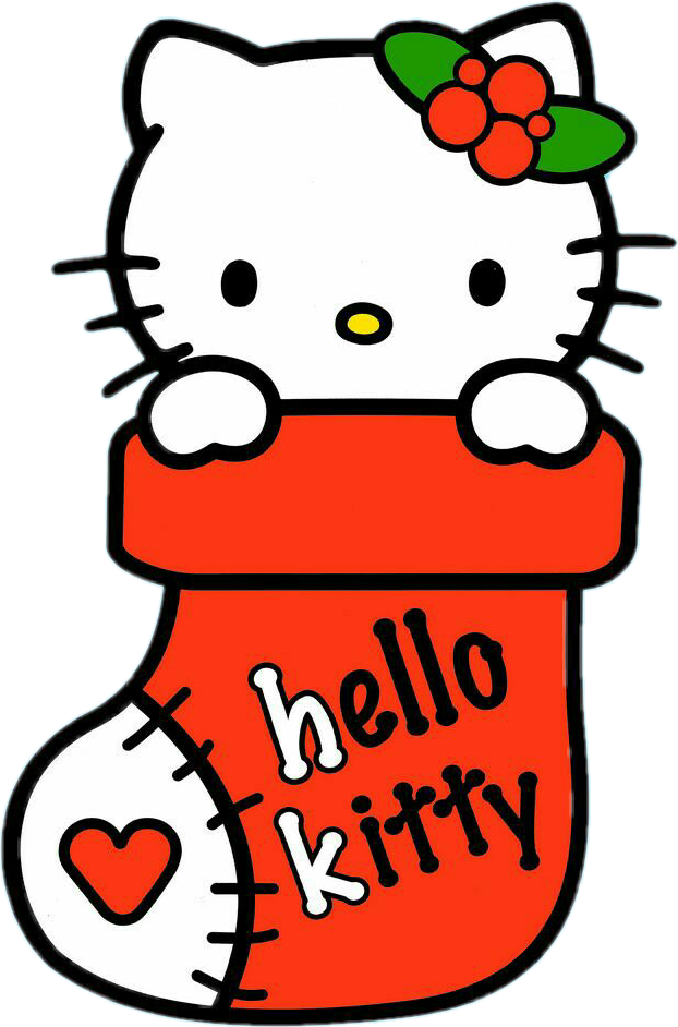 Hello Kitty Immagine gratuita di PNG di Natale