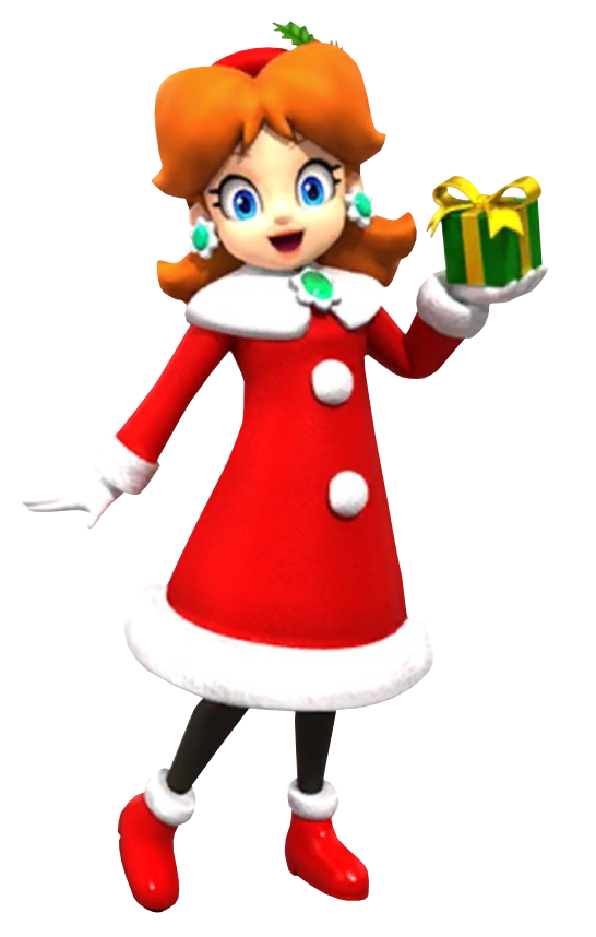 Mario Pic PNG de la Navidad