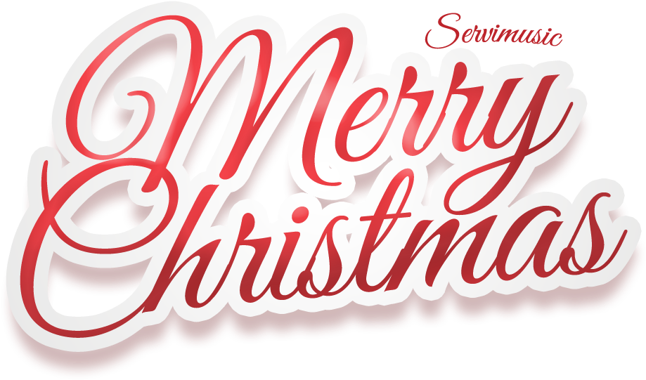Merry Christmas Text PNG HQ Pic