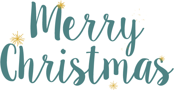 Merry Christmas Text PNG Pic HQ