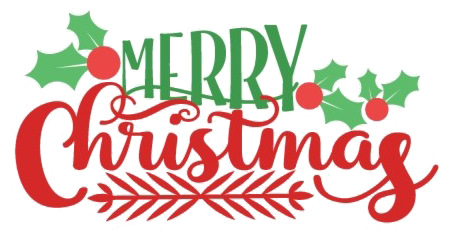 Merry Christmas Text Transparent Images