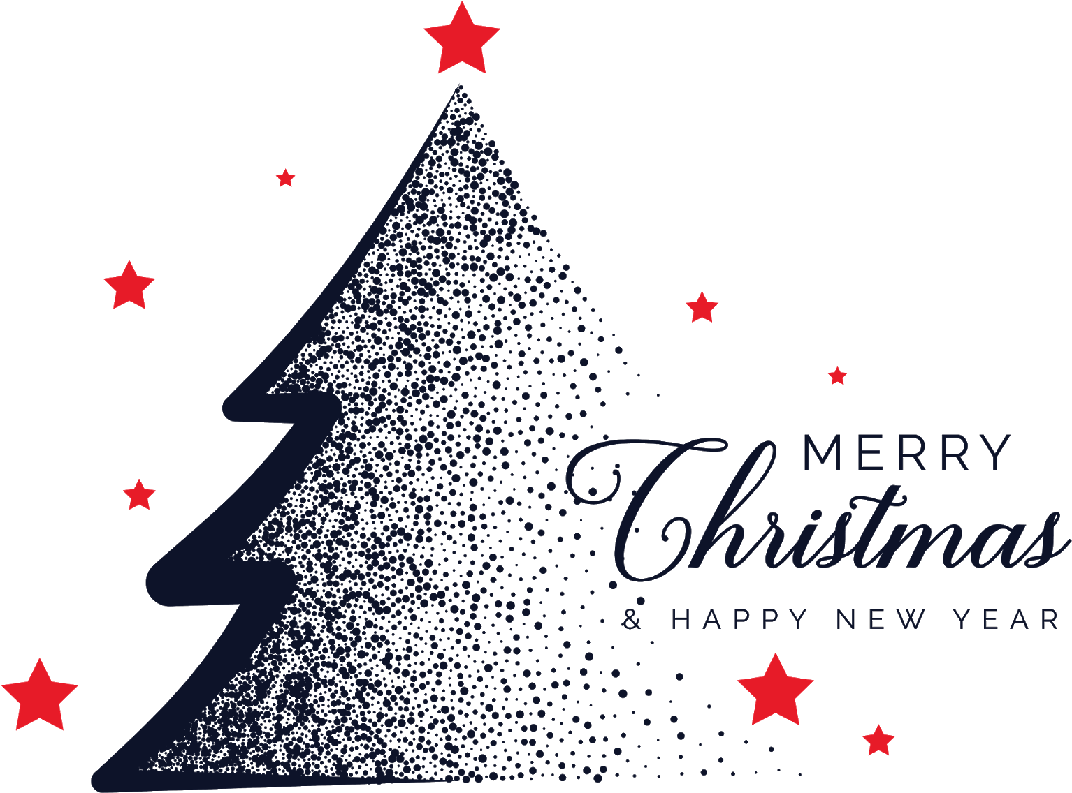 Merry Christmas Vector PNG Photo HQ