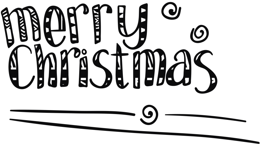 Merry Christmas White Download PNG Image