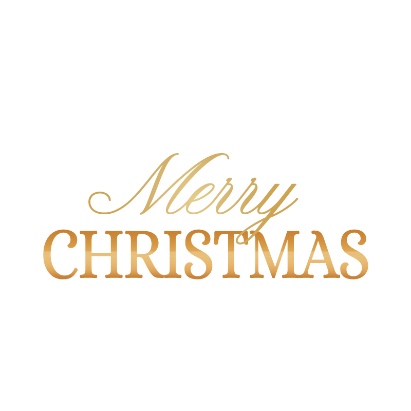 Merry Christmas White Free PNG Image