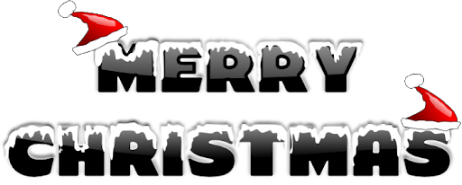 Merry Christmas White PNG Free Download