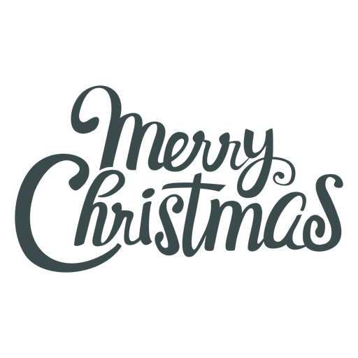 Merry Christmas White PNG Picture