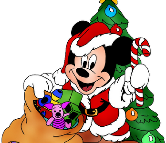 Mickey Christmas Transparent HQ