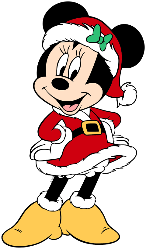 Minnie Mouse Christmas Free PNG Image