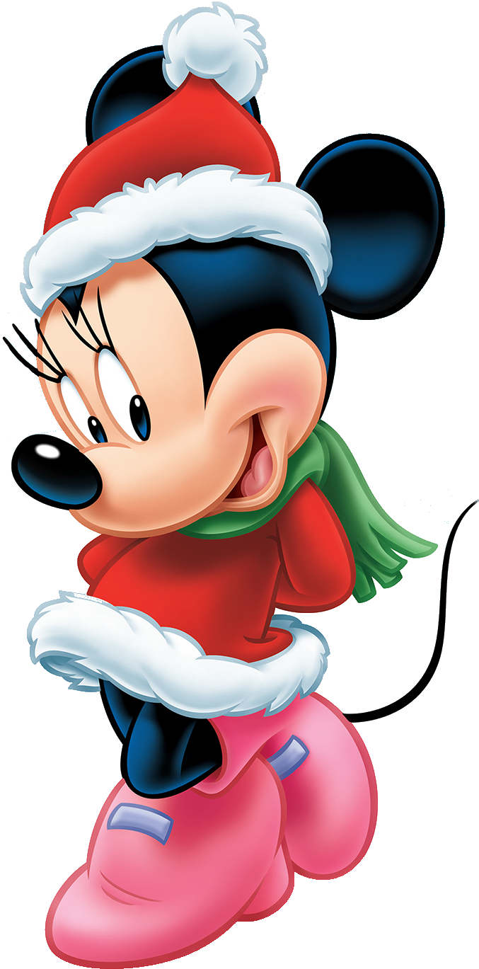 Minnie Mouse Kerstmis Transparant