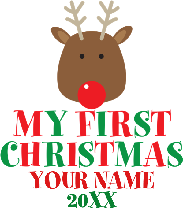 My First Christmas Free PNG HQ Image