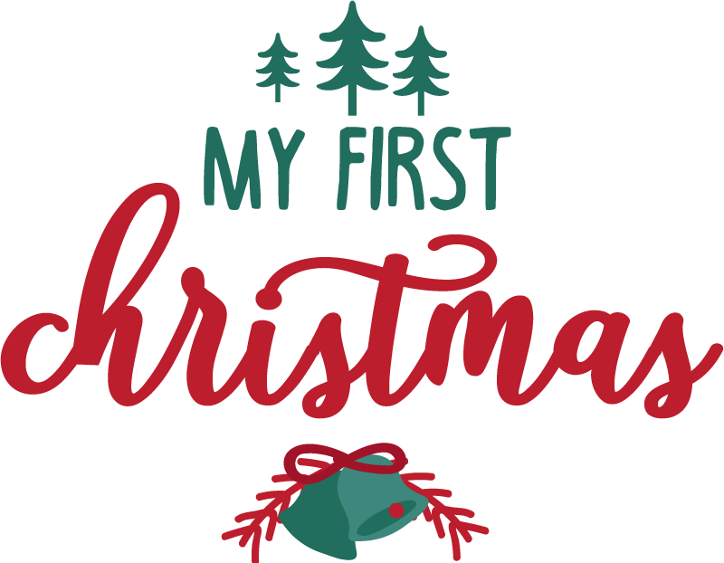 My First Christmas PNG Free Download
