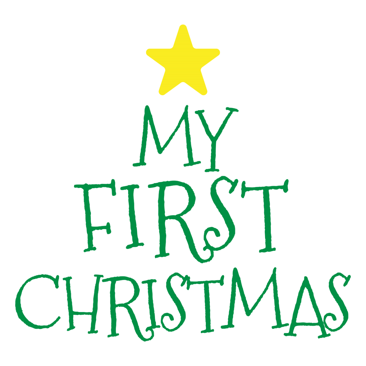 My First Christmas PNG Photo HQ