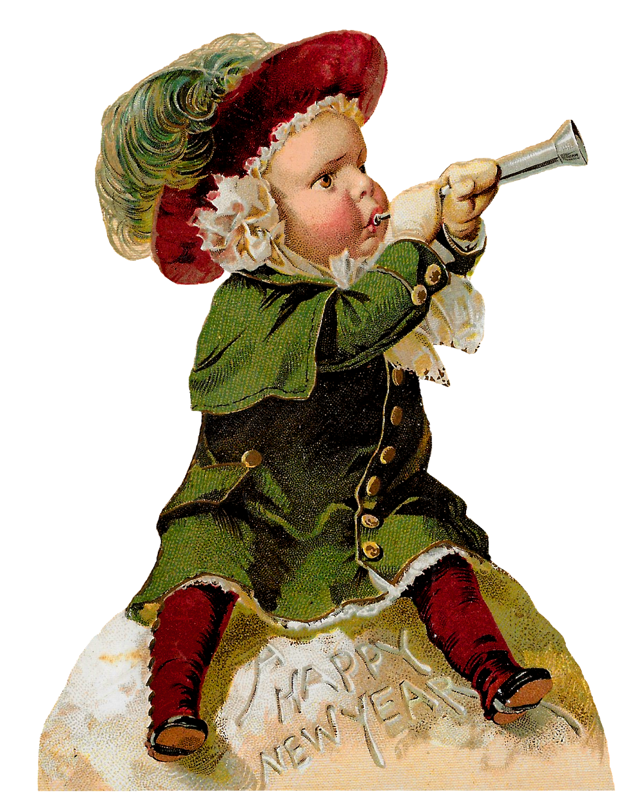 New Year Baby PNG Image