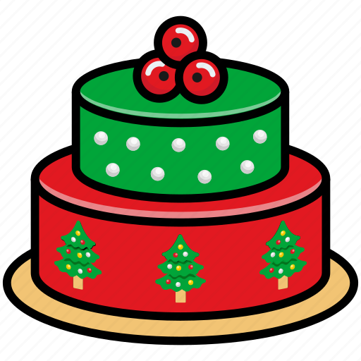Immagine del PNG gratis della torta del nuovo anno