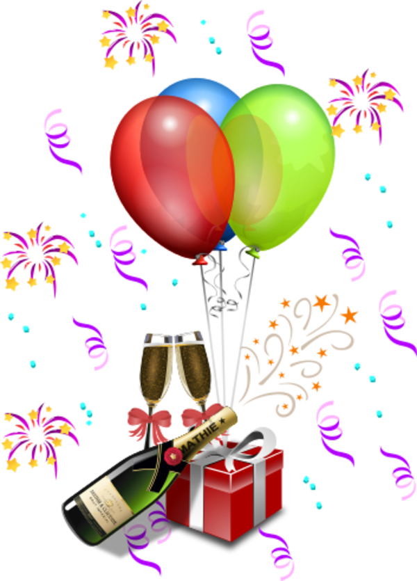 New Year Celebration PNG Download Image