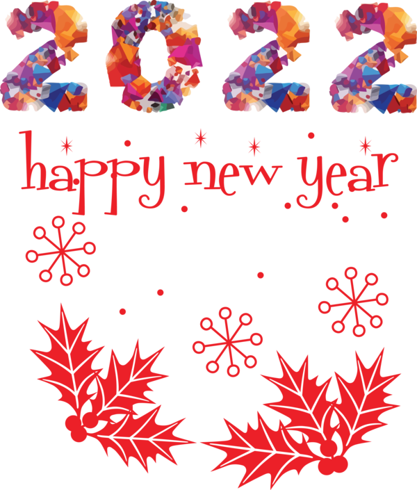 New Year Day 2022 PNG Image