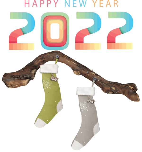 New Year Day 2022 Transparent