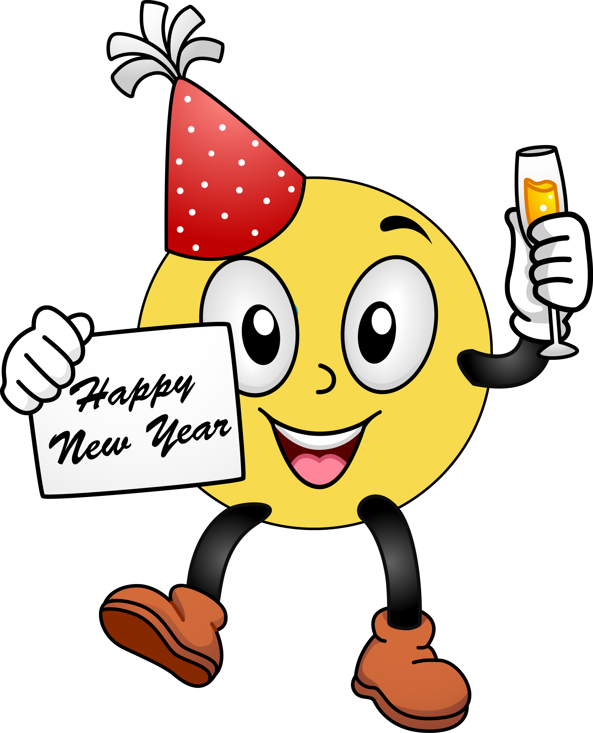 Nieuwjaar emoji PNG HQ Foto