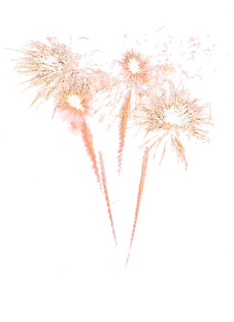 Neues Jahr Feuerwerk PNG-Bild
