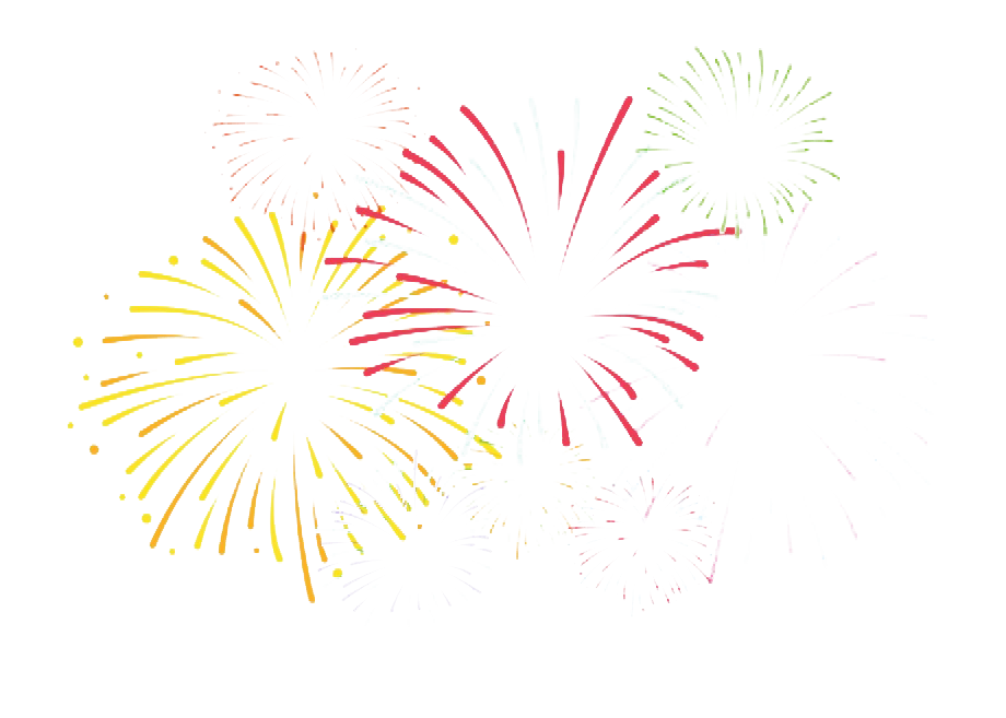 New Year Fireworks Transparent HQ