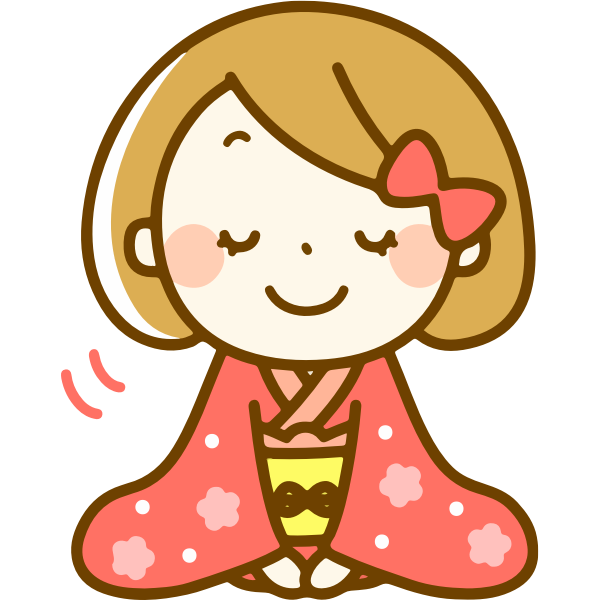 Neues Jahr Kimono transparent