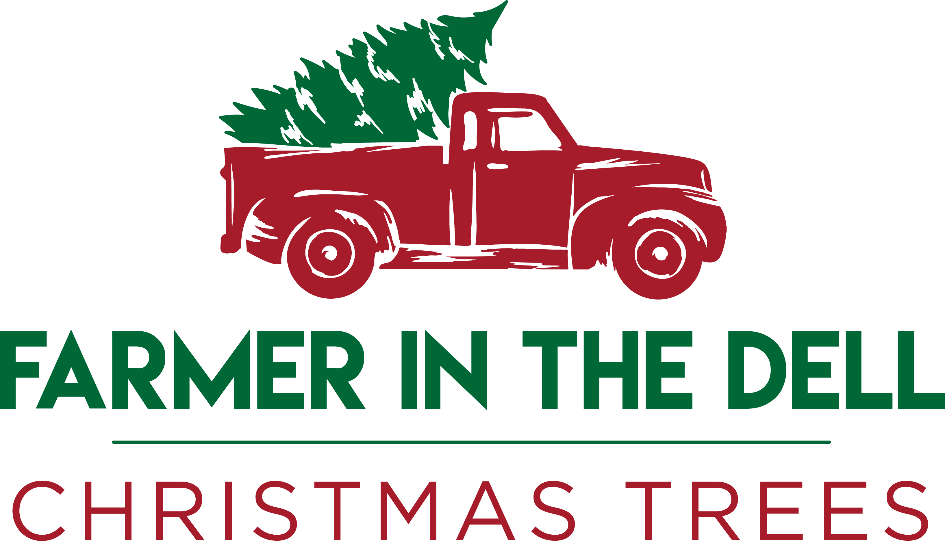 Red Truck Christmas PNG Photo