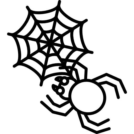 Aranha Halloween transparentee