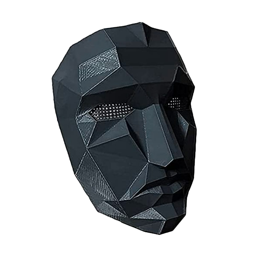 Squid Game Black Mask Transparent Image